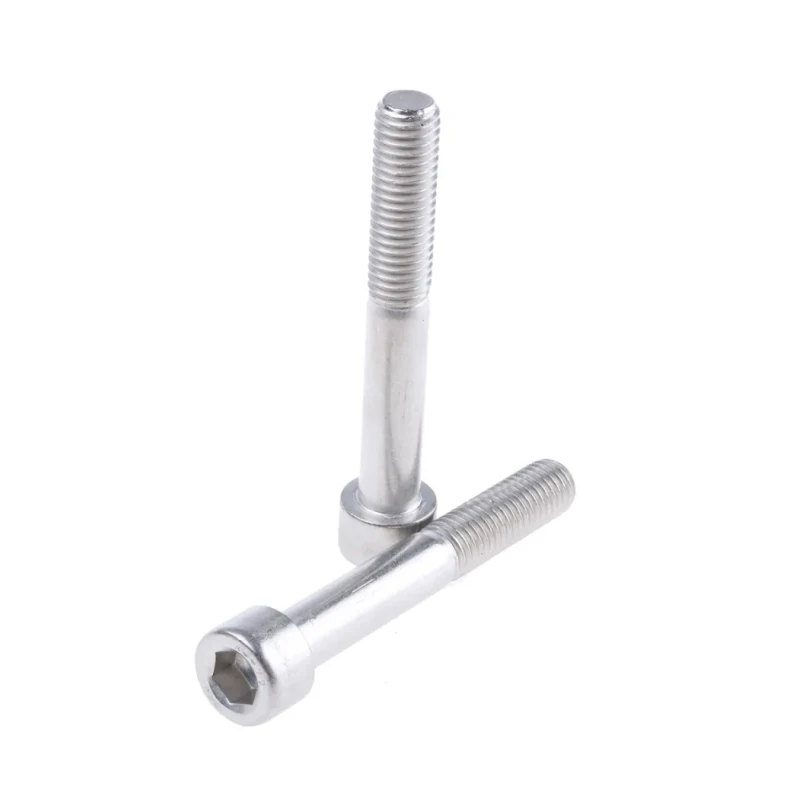 RS PRO Plain Stainless Steel Hex Socket Cap Screw, Hex Socket, M10 x 70 mm 304-4485