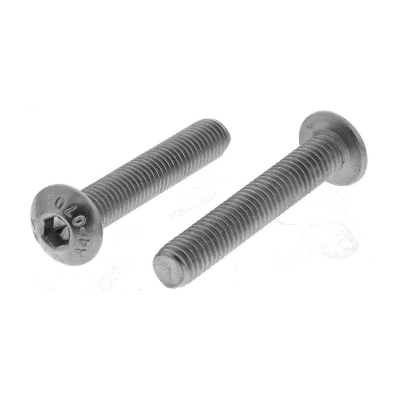 RS PRO Bright Zinc Stainless Steel Hex Socket Cap Screw, Hex Socket, M5 x 30 mm 304-4659