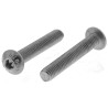 RS PRO Bright Zinc Stainless Steel Hex Socket Cap Screw, Hex Socket, M5 x 30 mm 304-4659