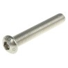 RS PRO Bright Zinc Stainless Steel Hex Socket Cap Screw M8 x 50 mm Grade 10.9 304-4665