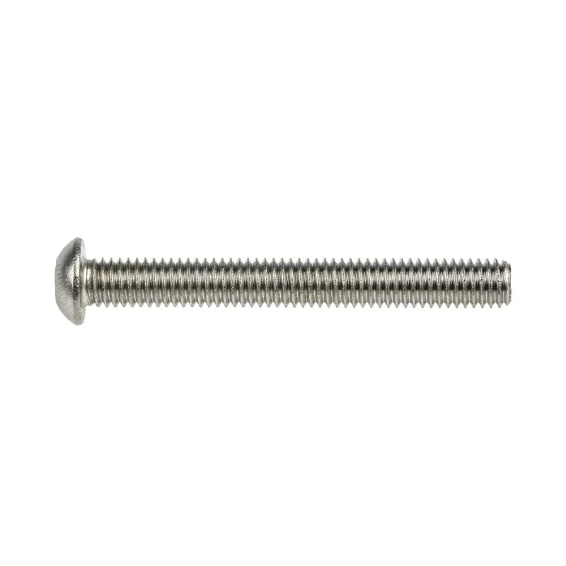 RS PRO Stainless Steel Hex Socket Cap Screw M6 x 50 mm Bright Zinc Finish Grade 10.9 304-4716