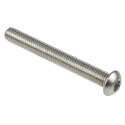 RS PRO Stainless Steel Hex Socket Cap Screw M6 x 50 mm Bright Zinc Finish Grade 10.9 304-4716