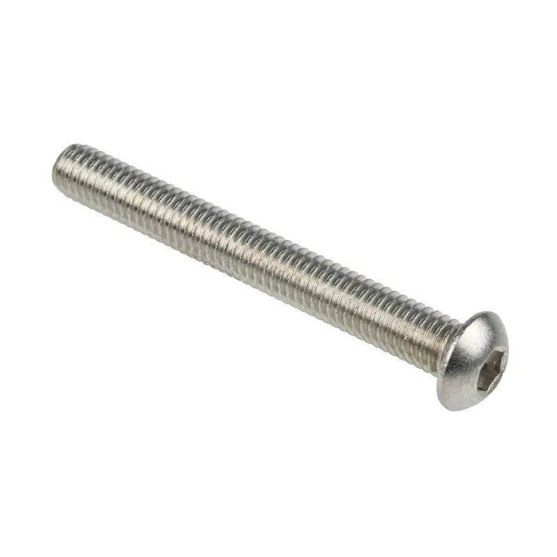 RS PRO Stainless Steel Hex Socket Cap Screw M6 x 50 mm Bright Zinc Finish Grade 10.9 304-4716