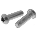 RS PRO Stainless Steel Hex Socket Cap Screw M8 x 30 mm Bright Zinc Finish 304-4687