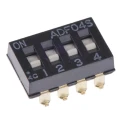 TE Connectivity Slide Rotary Coded DIP Switch Surface Mount ADF04S04