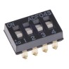 TE Connectivity Slide Rotary Coded DIP Switch Surface Mount ADF04S04
