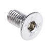 RS PRO Plain Stainless Steel Hex Socket Countersunk Screw M5 x 10 mm 304-4889