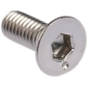 RS PRO Plain Stainless Steel Hex Socket Countersunk Screw M3 x 8 mm 304-4918