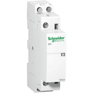 Schneider Electric GC25 Contactor, 230V AC Coil, 1-Pole, 25 A, 1.6 W Power Rating, 1 NO, 500V AC Contact Voltage GC2510M5