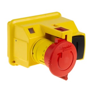 Schneider Electric Push Button Kit Motor Accessory for Use with GV2 Series TeSyS GV GV2K04