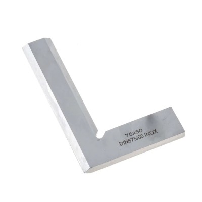 MikronTec 75 mm Hardened Stainless Steel Engineer Square with Bevelled Measuring Edges 304-8308