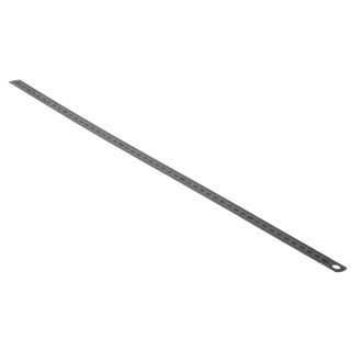 MikronTec 500 mm Stainless Steel Flexible Metric Ruler, Hardened Spring Band Steel, Model 901 500MM