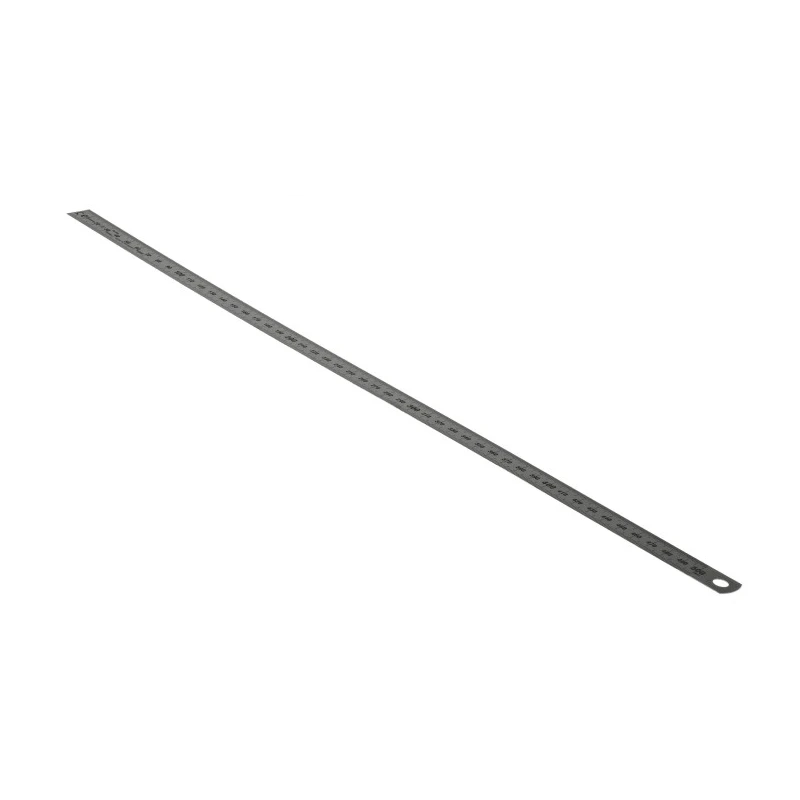 MikronTec 500 mm Stainless Steel Flexible Metric Ruler, Hardened Spring Band Steel, Model 901 500MM