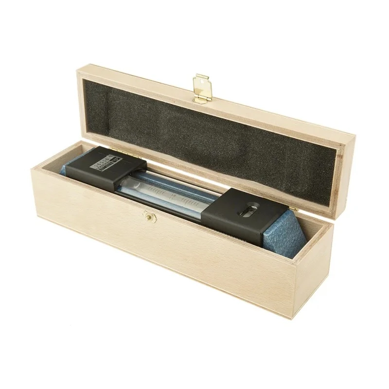 MikronTec Precision Spirit Level 200 mm Length Cast Iron Frame 2 Vials ±0.1 mm/m Accuracy 304-8960