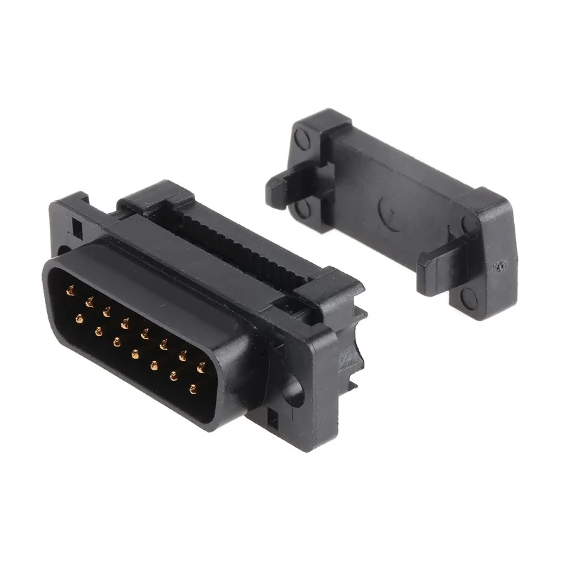 RS PRO 15 Way Straight 1.27 mm Pitch Cable D-Sub Connector Male 642-4862