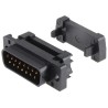 RS PRO 15 Way Straight 1.27 mm Pitch Cable D-Sub Connector Male 642-4862