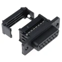 RS PRO 15 Way Straight 1.27 mm Pitch Cable D-Sub Connector Female 250V 3A 642-4799