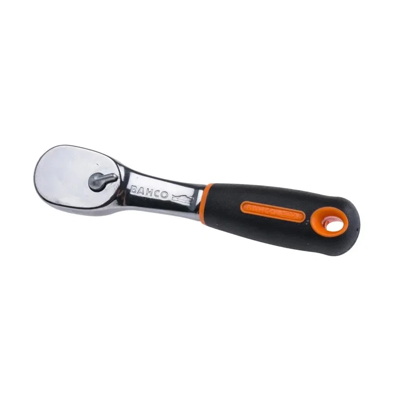 Bahco 1/4 in Ratchet with Ratchet Handle, Chrome Vanadium Steel, 120mm Overall 6950