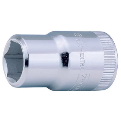 Bahco 1/2 in Drive 11 mm 6 Point Square Socket, Polished Alloy Steel, 38mm Overall Length 7800SM-11