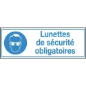 Brady Polyethylene Terephthalate Mandatory Sign Lunettes de sécurité obligatoires French Text STF 371-297X105-B7541 (BRANDED)