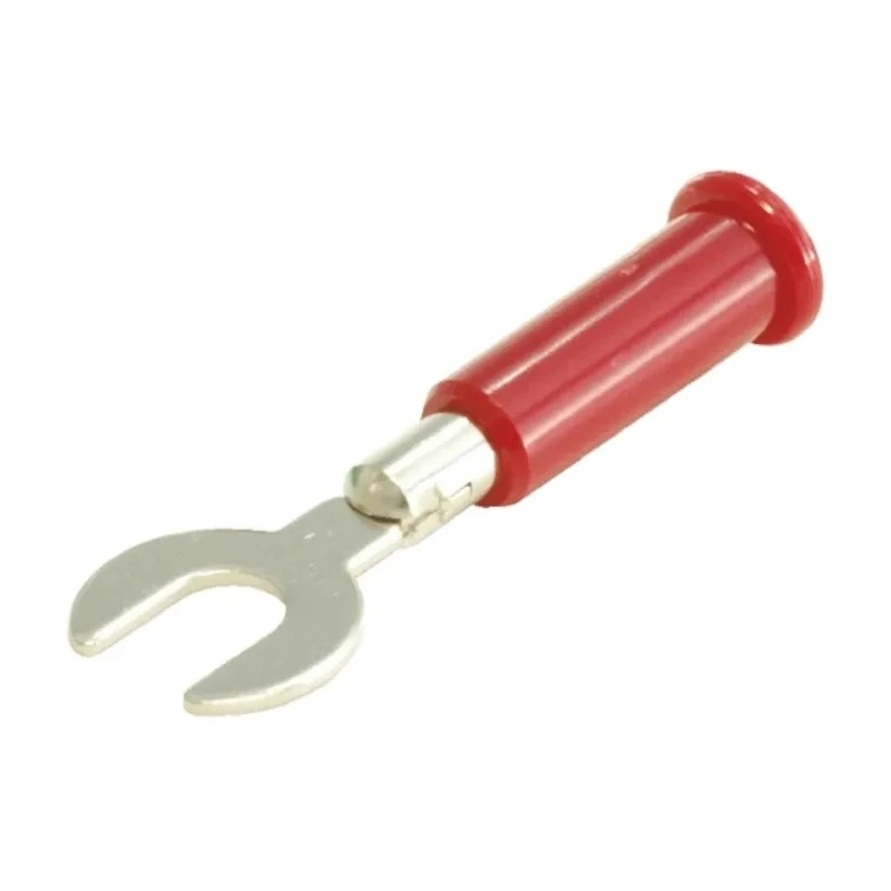 Sato Parts Insulated Fork Terminal 16 AWG Polystyrene, Red TJ-1097-R