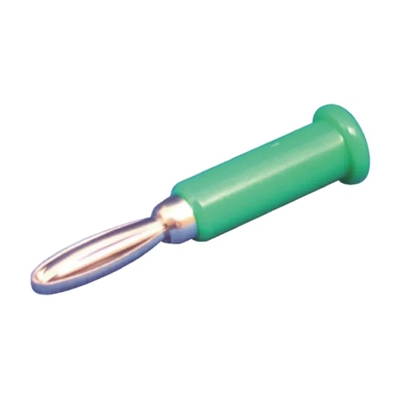 Sato Parts Green Male Banana Plug, 4 mm Connector, Solder Termination, 30V, 3A TJ-560-G