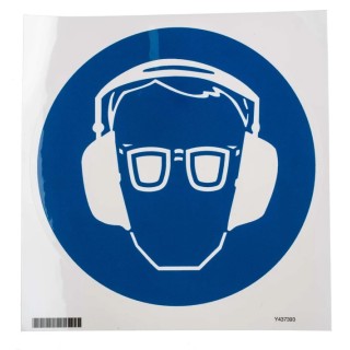 Brady Polyethylene Terephthalate Mandatory Sign Eye Protection 305-7784