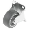 Guitel Hervieu Fixed Castor 15 kg Load Capacity 42 mm Wheel Diameter Thermoplastic Rubber Wheel 55131100