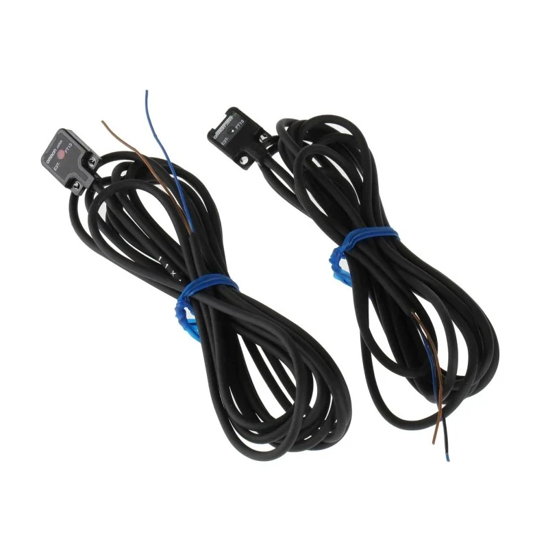 Omron Through Beam Photoelectric Sensor Block Style 500 mm Detection Range PNP Output IP67 E3T-FT13