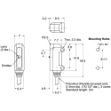 Omron Through Beam Photoelectric Sensor Block Style 500 mm Detection Range PNP Output IP67 E3T-FT13