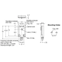 Omron Through Beam Photoelectric Sensor Block Style 500 mm Detection Range PNP Output IP67 E3T-FT13