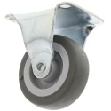 Guitel Hervieu Fixed Castor 20 kg Load Capacity 50 mm Wheel Diameter Thermoplastic Rubber Wheel 55141100