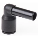 Legris Pneumatic Fitting LF3000 Series Male/Female Plug-in Elbow Connector Push-In 8 mm Nickel Finish LF3000