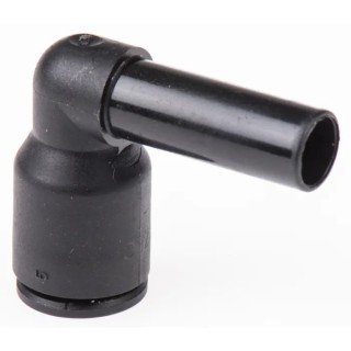 Legris Pneumatic Fitting LF3000 Series Male/Female Plug-in Elbow Connector Push-In 8 mm Nickel Finish LF3000