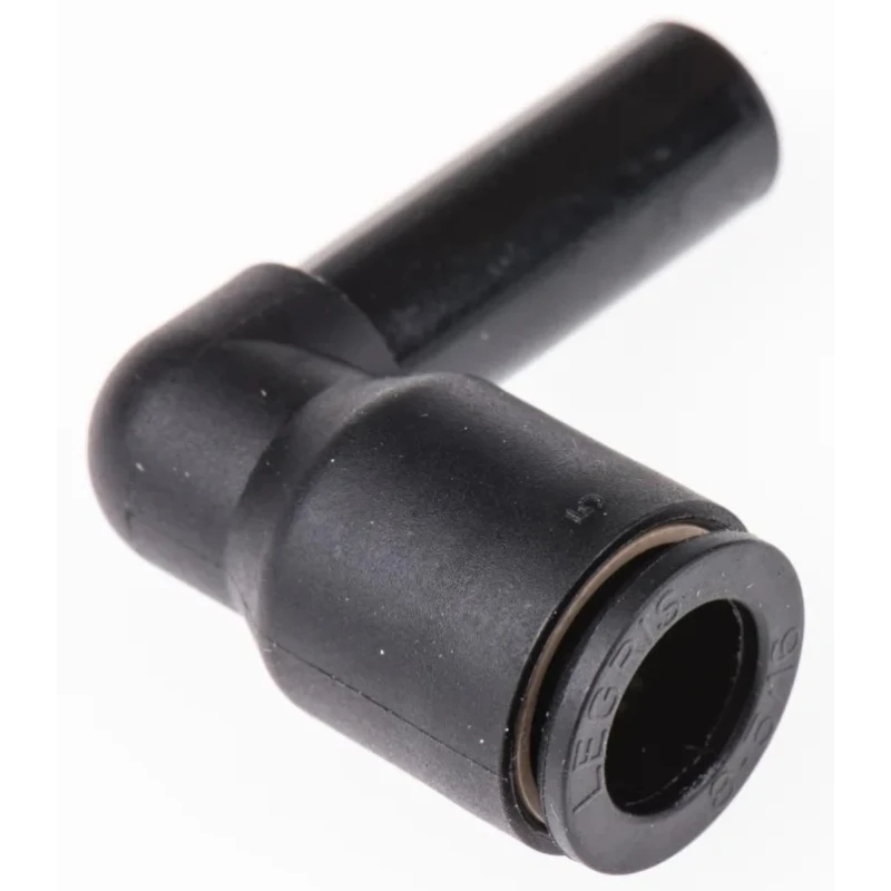 Legris Pneumatic Fitting LF3000 Series Male/Female Plug-in Elbow Connector Push-In 8 mm Nickel Finish LF3000