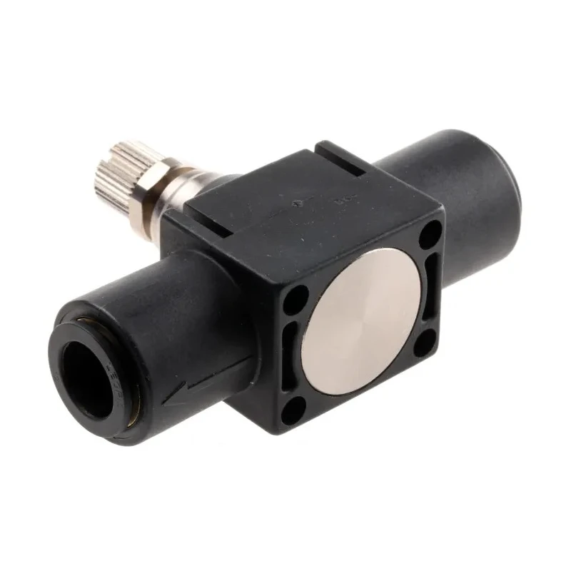 Legris 7770 Series Flow Controller In-line Regulator Stainless Steel Brass Polymer 40 bar Max Pressure Model 7770 12 00
