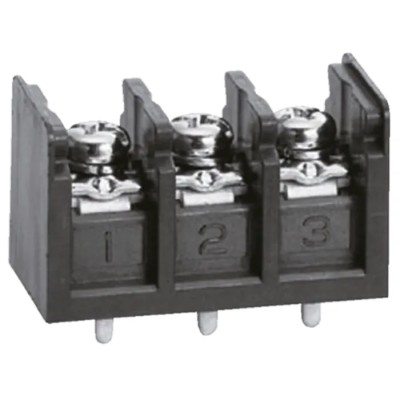 Sato Parts Non-Fused Terminal Block 3-Way 20A Screw, 250V, Polybutylene Terephthalate ML-300-3P