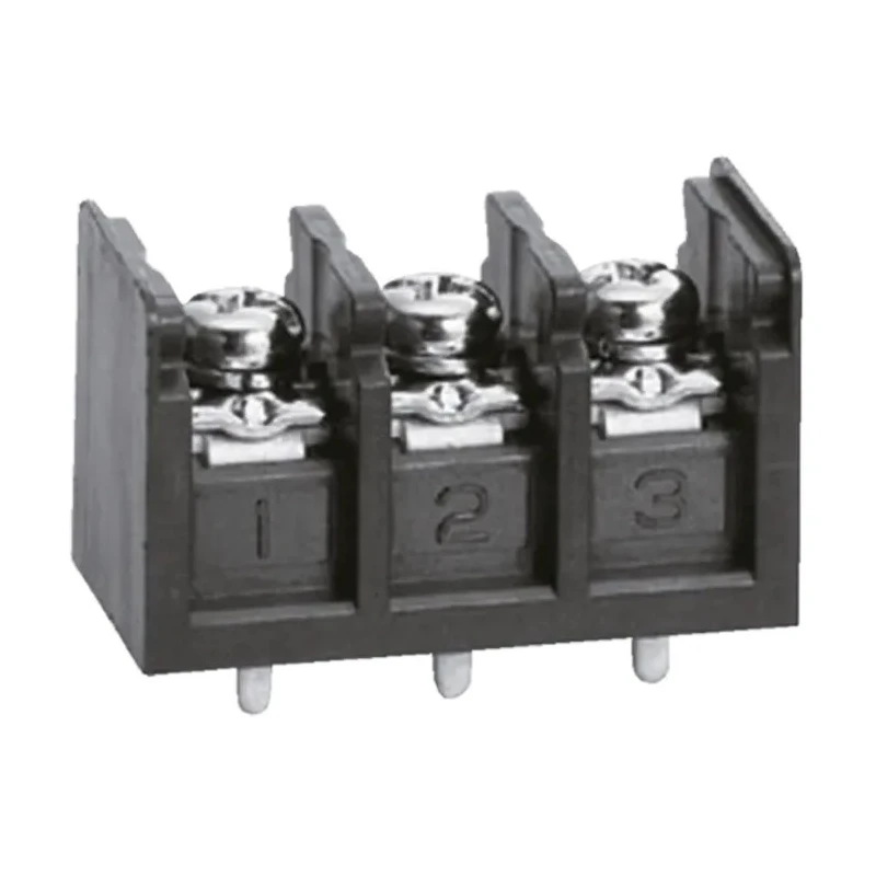 Sato Parts Non-Fused Terminal Block 3-Way 20A Screw, 250V, Polybutylene Terephthalate ML-300-3P