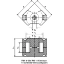 TDK Transformer Accessory Clamp for Use with RM 12 Core B65816A2002X000