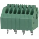Phoenix Contact PTSA 0.5/7-2.5-Z Series 45° PCB Terminal Block, 7 Contacts, 2.5 mm Pitch, 1 Row 1990054