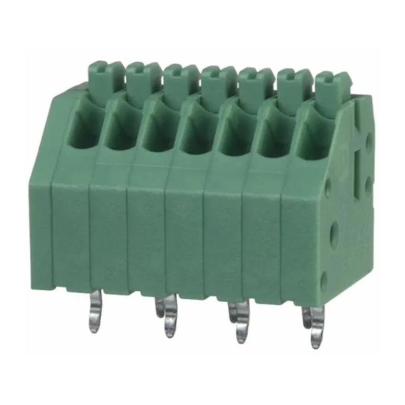 Phoenix Contact PTSA 0.5/7-2.5-Z Series 45° PCB Terminal Block, 7 Contacts, 2.5 mm Pitch, 1 Row 1990054