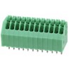 Phoenix Contact PTSA Series 45° PCB Terminal Block, 12 Contacts, 2.5 mm Pitch, 1 Row, 2A Current, 800V 1989845