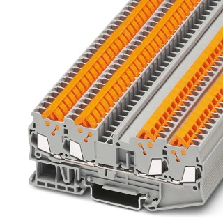 Phoenix Contact Feed Through Terminal Block Grey, 0.25 to 1.5 mm², 1-Level, Quick Connect Termination, 800V, 17.5A 3205077