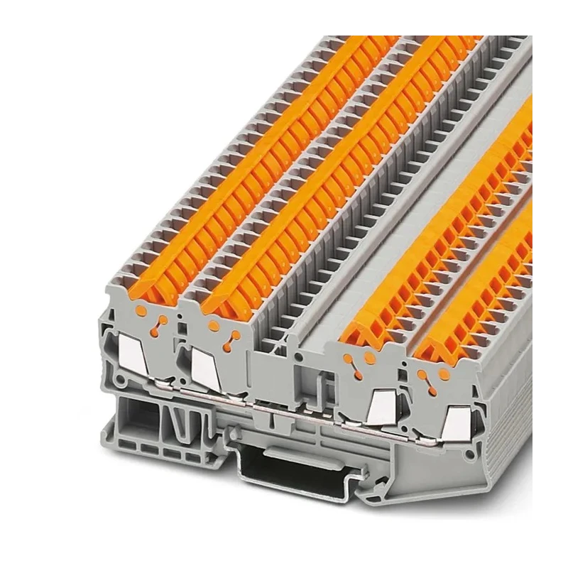 Phoenix Contact Feed Through Terminal Block Grey, 0.25 to 1.5 mm², 1-Level, Quick Connect Termination, 800V, 17.5A 3205077