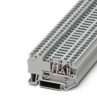 Phoenix Contact ST 4-TG Series Disconnect Terminal Block 1-Level, Grey, 0.08mm² to 6 mm², 20A, 400V, Spring Cage 3038367
