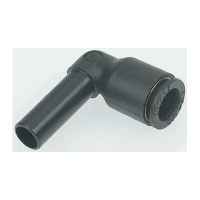 Legris Pneumatic Fitting LF3000 Series Male/Female Push-In Connector 10mm, Glass Reinforced Nylon, Nickel Finish LF3000