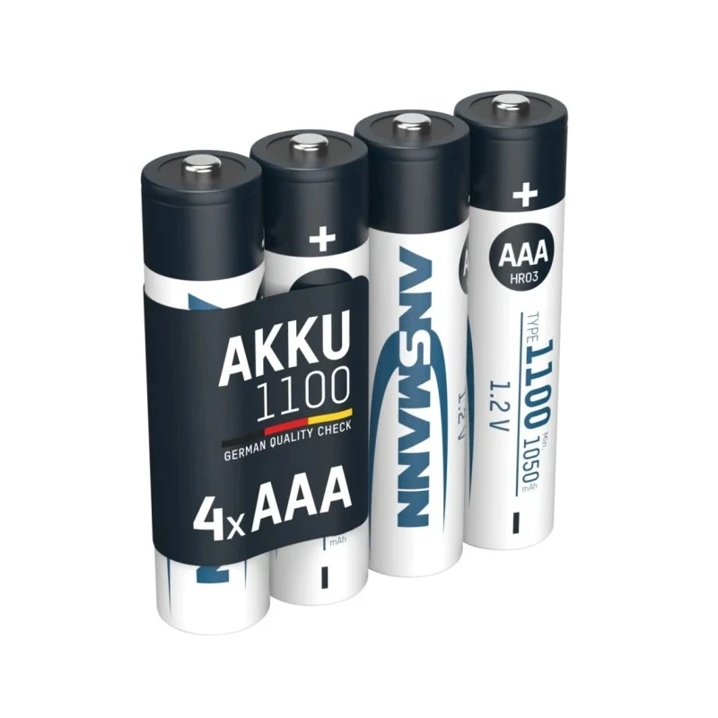 Ansmann Nickel Metal Hydride Rechargeable AAA Battery 1.1 Ah 1.2 V 5035232