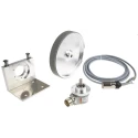 Kubler Hytrel Kit Measuring Wheel for Moving Equipment, Rotary Sensor, 3 m Cable, Sensor Support HYTREL KIT