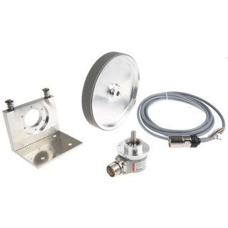 Kubler Hytrel Kit Measuring Wheel for Moving Equipment, Rotary Sensor, 3 m Cable, Sensor Support HYTREL KIT