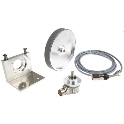 Kubler Hytrel Kit Measuring Wheel for Moving Equipment, Rotary Sensor, 3 m Cable, Sensor Support HYTREL KIT